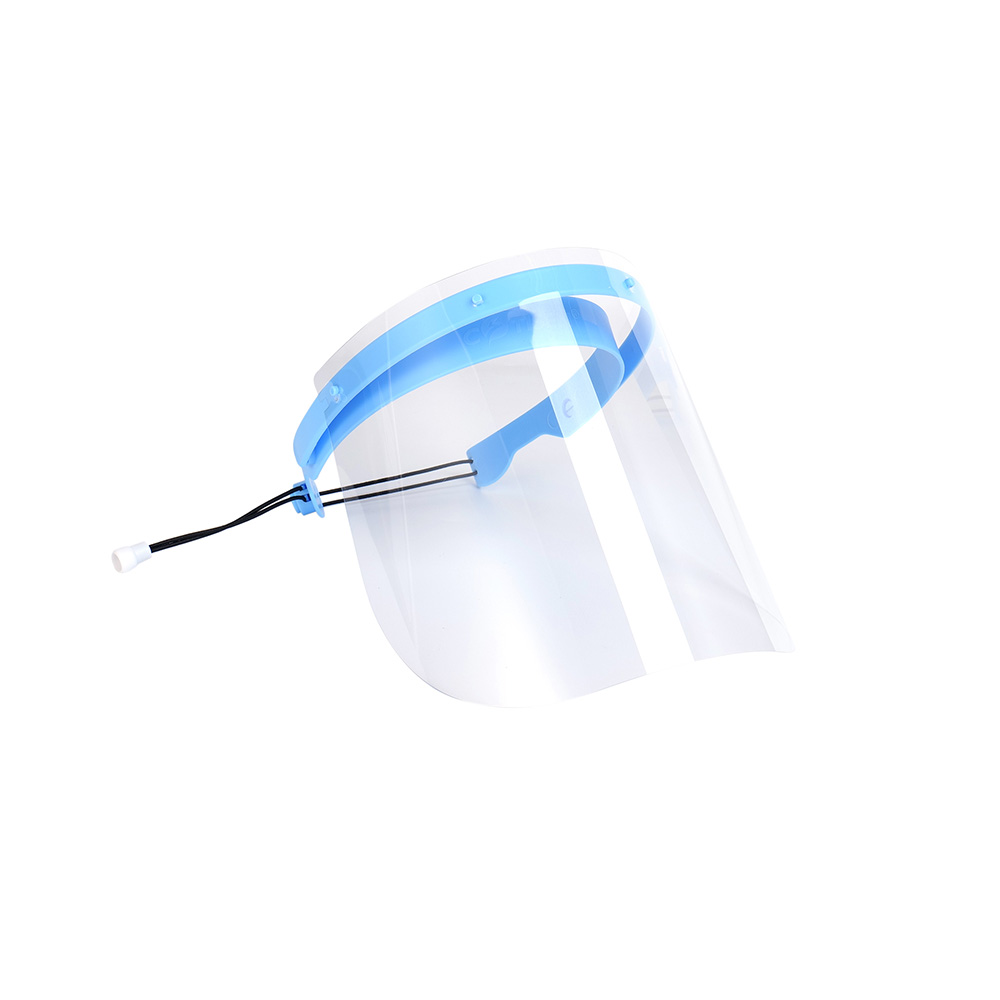 康田正/COTISEN 医用隔离面罩/淡蓝色防护面罩/高清透明防雾防喷溅面罩FF01